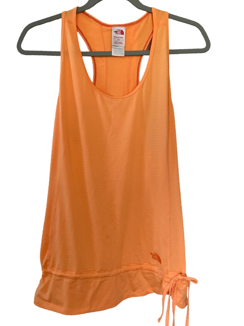 The North Face Women's Orange Drawstring Racerback Tank